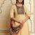 Women Ethnic Motifs Printed Tiered Pure Cotton Kurta with Trousers & With Dupatta