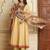 Women Ethnic Motifs Printed Tiered Pure Cotton Kurta with Trousers & With Dupatta
