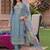 Women Floral Embroidered Regular Thread Work Liva Kurta With Trousers & Dupatta