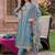 Women Floral Embroidered Regular Thread Work Liva Kurta With Trousers & Dupatta