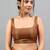 Olive tissue dyed saree with blouse