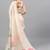 Off white organza printed saree with blouse