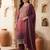 Women Ethnic Motifs Printed Regular Thread Work Kurta with Trousers & With Dupatta