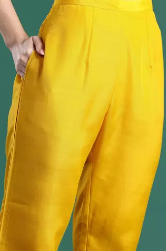 Ethnic Motifs Regular Kurta with Trousers & Dupatta