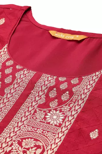 Ethnic Motifs Kurta with Trousers & Dupatta