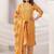 Women Bandhani Printed Regular Mirror Work Kurta Trousers With Dupatta