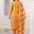 Women Bandhani Printed Regular Mirror Work Kurta Trousers With Dupatta