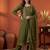 Women Ethnic Actual Woven design Regular Sequinned Kurta With Trousers & Dupatta