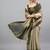 Multicolor tussar dyed saree with blouse