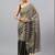 Grey tussar woven design saree with blouse