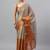 Grey tussar woven design saree with blouse