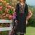 Women Floral Embroidered Regular Thread Work Liva Kurta with Trousers & With Dupatta