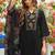 Women Floral Embroidered Regular Thread Work Liva Kurta with Trousers & With Dupatta