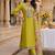Women Ethnic Motifs Embroidered Panelled Sequinned Kurta with Trousers & With Dupatta