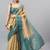 Multicolor tussar dyed saree with blouse