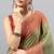 Multicolor tussar dyed saree with blouse