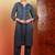 Women grey ethnic motifs embroidered chikankari ombre cotton kurta & palazzo set