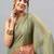 Multicolor tissue woven design saree with blouse