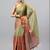 Multicolor tissue woven design saree with blouse