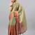 Multicolor tissue woven design saree with blouse