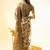 Beige polyester woven design saree with blouse