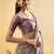 Multicolor polyester printed saree with blouse