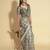 Multicolor polyester printed saree with blouse