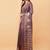 Purple polyester woven design saree with blouse