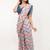 White linen printed saree with blouse