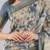 Multicolor polyester printed saree with blouse