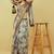 Multicolor polyester printed saree with blouse