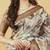 Multicolor polyester printed saree with blouse