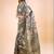 Multicolor polyester printed saree with blouse