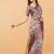 Multicolor polyester printed saree with blouse