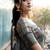 Grey polyester woven design saree with blouse