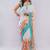 White pure linen printed saree with blouse