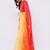 Multicolor pure linen printed saree with blouse