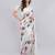 Off white silk blend printed saree with blouse