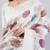 Off white silk blend printed saree with blouse