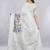 Off white silk blend printed saree with blouse