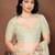 Off white silk blend printed saree with blouse