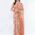 Off white linen printed saree with blouse