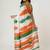 White organza striped saree with blouse