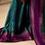 Multicolor silk blend woven design saree with blouse