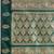 Teal silk blend woven design saree with blouse