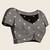 Grey silk blend woven design saree with blouse