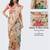 Cream silk blend printed saree with blouse