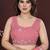 Pink pure georgette embroidered saree with blouse