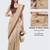 Beige silk blend printed saree with blouse