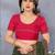 Olive silk blend embroidered saree with blouse